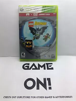 LEGO Batman: The Videogame W/ Batman Movie Combo Pack (Xbox 360) NEW Sealed • $27.99