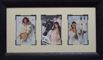 Maija Mystic Rider Framed Trilogy  24 X 14 • $59.95