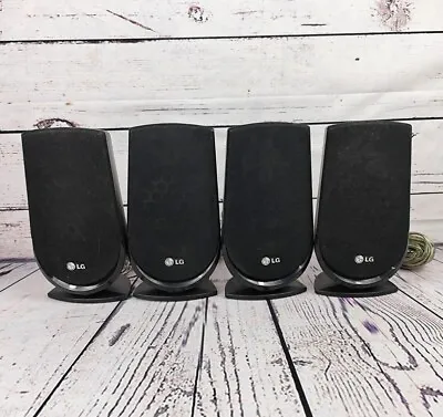 Set Of 4 LG Surround Home Cinema Speakers 2x SH86SH-S 3Ohm & 2x SH86SH-F (Used) • £26.99