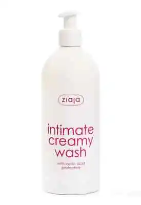 ZIAJA INTIMA KREMOWY PLYN Z KWASEM MLEKOWYM 500ml -INTIMATE CREAM WASH ( X3 Pcs) • £17.95