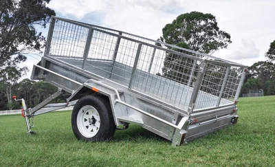7 X 5 Premium Single Axle Hot-Dip Galvanised Tilting Box Trailer 750KG ATM • $2499