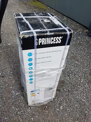 £160 • Buy Princess Mobile Air Conditioner, 7000 BTU, Easy Steer Wheels, Dehumidifer, Fan