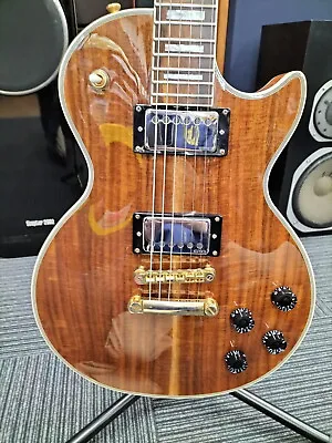 EPIPHONE LES PAUL CUSTOM PRO KOA Used Koa Body Maple Neck Maple Fingerboard • $562.89