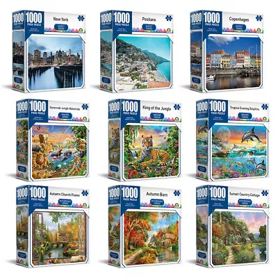 $9.95 • Buy 1000pc Crown Family/Kids Educational 68.5cm X 50.5cm Game Jigsaw Puzzle 8y+ Toys