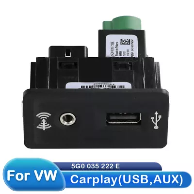 For VW Golf 7 MK7 5G0035222E OEM USB And AUX-IN Interface Connector Adapter Kit • $47.99