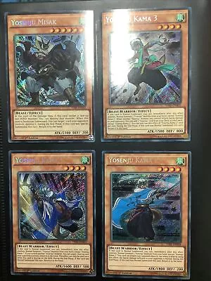 Yugioh Yosenju Kama 1 2 3 Misak Secret Rare Thsf Set • $4.34