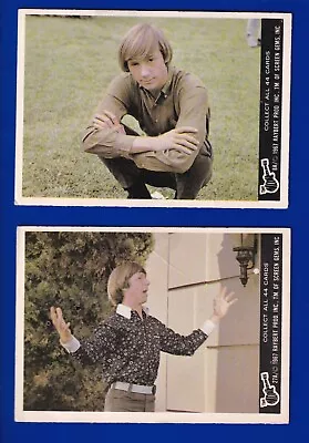 2 Peter Tork Lot 1967 Donruss The Monkees #8a 27a Good • $1.95