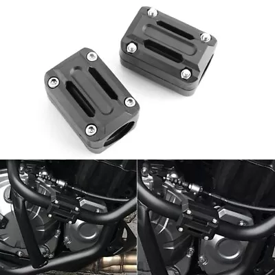 22 25 28mm Motorcycle Engine Frame Bar Protection Guard Ground Crash Slider Pads • $14.68