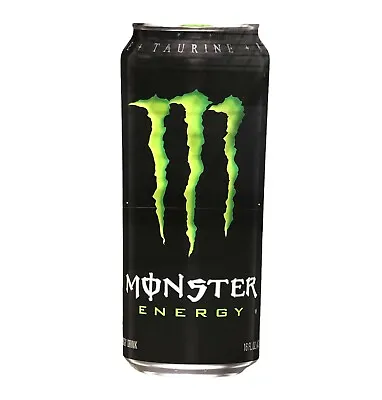 Lot Of 25 Monster Energy Drink Pole Signs 21 W X 53 H Can Shaped Single-Side New • $299.99