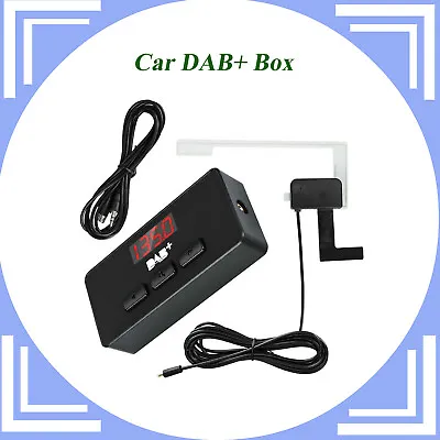  DAB+ Box Antenna Tuner FM Transmission Receiver For Android Car Stereo • £22.08