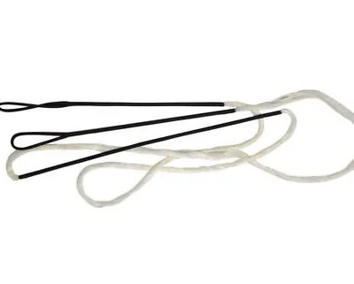 White - 62  Amo Length B-50 Dacron Recurve Bow String 12 Strand Bows To 35 Lbs • $12.99