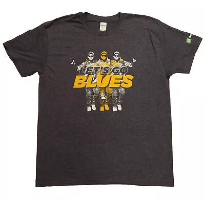 St. Louis Cardinals YADI Molina  Let's Go Blues  T-Shirt - 6/26/19 SGA - NEW XL • $18.99