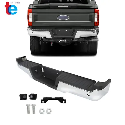 Rear Step Bumper Assembly For 2017-2019 Ford F-250 F-350 Super Duty W/ Park • $351.06