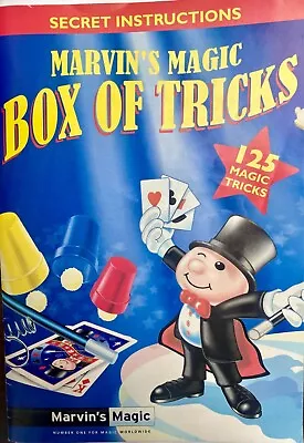 Magic Set Bundle ~ Marvin's Magic Box Of Tricks & David Nixon's Book ~ 25 Tricks • £7.99