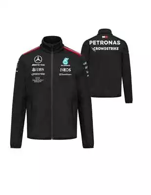 Mercedes AMG Petronas F1 Team Softshell Jacket Black Men's 2023 • $45