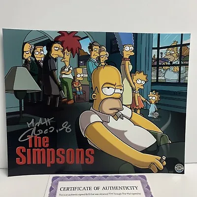 Matt Groening (the Simpsons) Signed Autographed 8x10 Photo - AUTO W/COA • $67.95