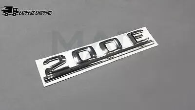 Mercedes W124 200E Trunk Tailgate Nameplate Badge Emblem CHROME • $27.50