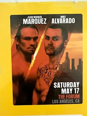 Juan Manuel Marquez Mike Alvarado Press Pass Media Credential 5/17/14 Ticket • $49.50