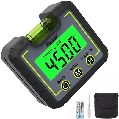£19.99 • Buy HUEPAR Magnetic Digital Level Angle Finder Protractor Inclinometer Bevel Gauge