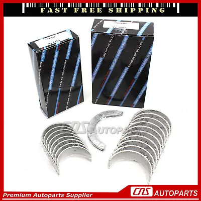 0.25mm = 0.010  Main Rod Bearing Set For Acura Honda B16A B17A1 B18A1 B18B1 • $27.97