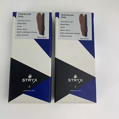 2 STRYX Unisex Concealer Tool #01 DARK ECLIPSE Hides Blemishes Acne Razor Burn • $11.19