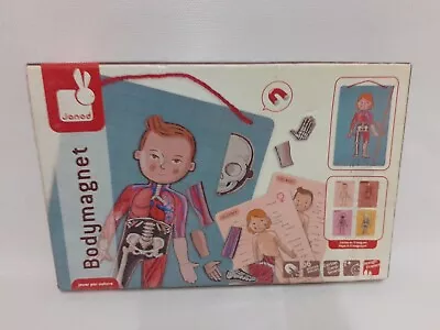 Janod Body Magnet Anatomy Learning Toy Juratoy 10 Languages Made In France  • £30