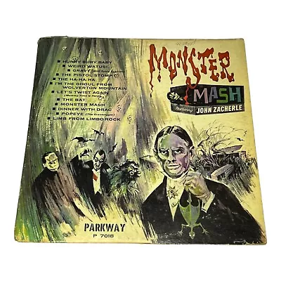 First Press Parkway Monster Mash John Zacherle Halloween 33 RPM Vinyl Record Vtg • $150