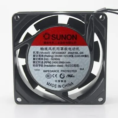 Sunon SF23080AT 2082HBL.GN 8cm 8025 80mm Fan AC 220V~230V Cooling Fan • $20