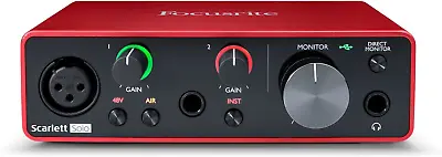 Focusrite Scarlett Solo 3rd Gen USB Audio Interface For The Guitarist Or And • £96.81