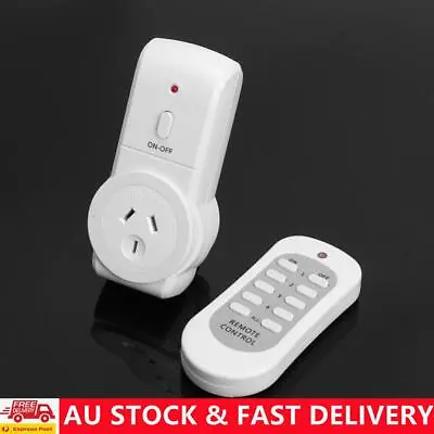 Wireless Wifi Smart Plug Power Point Socket AU Outlet With 1x Remote Control • $48.39