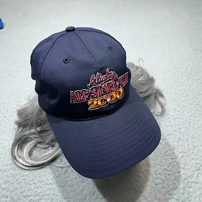 Vintage Atlanta Braves Cap Hat Blue Snap Back Twins MLB All Star Game Baseball • $23