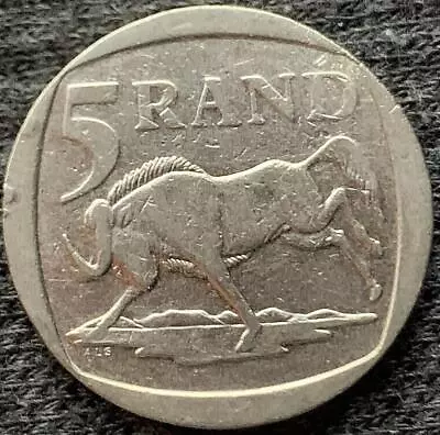 2000 South Africa 5 Rand Coin AU       #X293 • $7.20