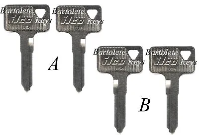 2 Replacement Key Blank Fits 1987 1988 1989 1990 1991 1992 Kawasaki Vulcan 88 • $15.99