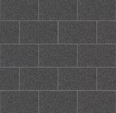 £4 • Buy Crown London Tile Glitter Wallpaper - Black X 1 Roll M1055)