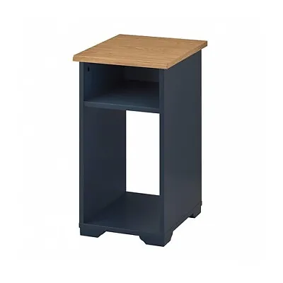 SKRUVBY Side Table 40x32 Cm  Coffee Table Living Room Bedroom  Black-blue • £144.63