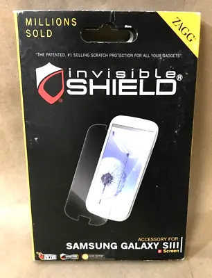 ZAGG Invisible Shield Screen Protector (Galaxy S3) FFSAMGALS3EUS ✅❤️️✅❤️️ NEW • $4.99