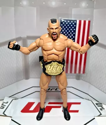 CHUCK LIDDELL * UFC Action Figure With Belt * Boxing MMA Pride * NCAA Wrestling • $20.75