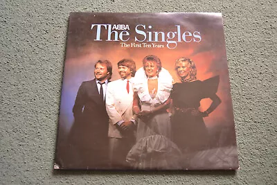 ABBA – The Singles The First Ten Years 2 X Vinyl LP 1982 Epic – ABBA 10 • £10