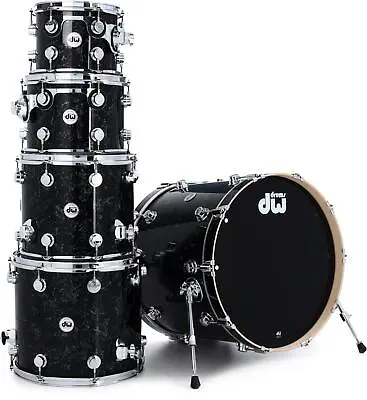 DW Collector's Series FinishPly 5-piece Shell Pack - Black Velvet • $4409.10