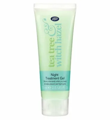 £5.99 • Buy Boots Tea Tree Witch Hazel Spot Fighting Night Treatment Gel For Acne/blemishes