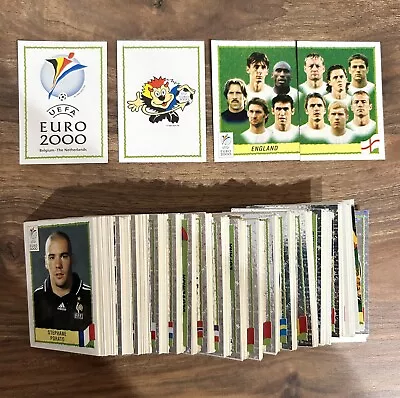 Panini Euro 2000 Complete Set Of Stickers. 358. Black Backs Free P&p • £229.99