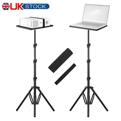 DVD Projector Laptop DJ Tripod Stand Adjustable Height With Tripod Tray New W2A3 • £16.99