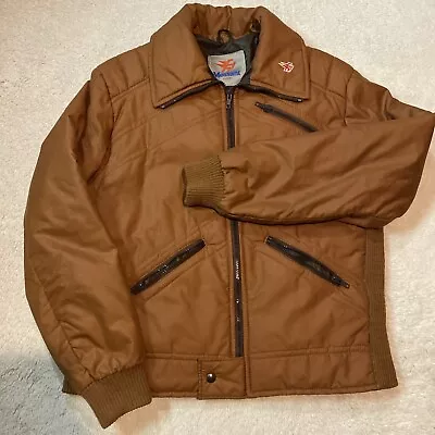 Vintage 70’s Mossant Paris Jacket Chic Ski Bomber Style Jacket Coat Size L • $65