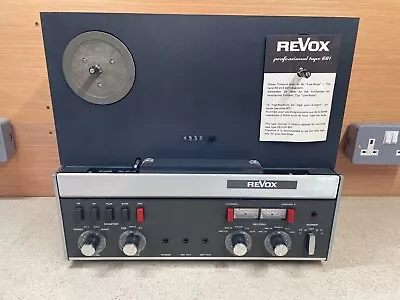 REVOX A77  Reel To Reel Tape Recorder 4 Track 3.75 & 7.5ips  Boxed! • £32