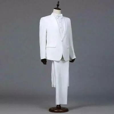 2PCs Men's Formal Blazer Suit Groom Wedding Slim Party Tuxedo Jacket Coat +Pants • $59.93