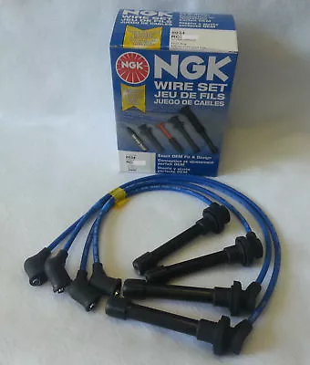 NGK Japan Blue SPARK PLUG WIRE SET HE76 For HONDA CIVIC D16 Acura EL • $79.19