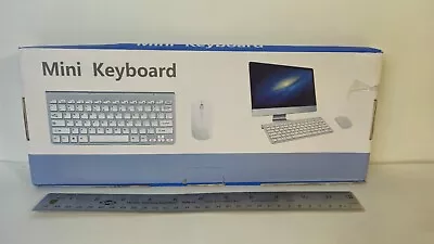 Mini Keyboard And Mouse - Gold Colored - New - Open Box - Unbranded. For PC MAC • $24.99