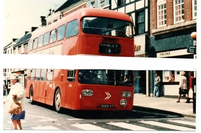 Potteries (PMT) Daimler Fleetline Reg Number 5005 VT Bus Photograph • £0.75