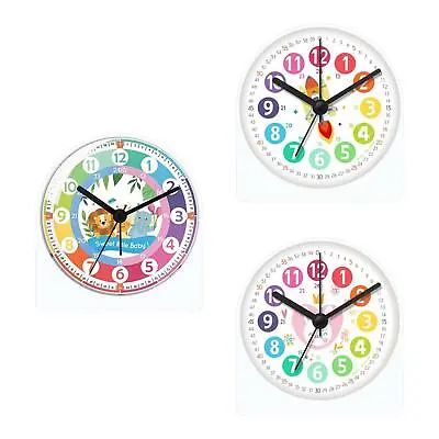 $19.83 • Buy Analog Alarm Clock Night Light Learning Silent For Classroom Child Parents