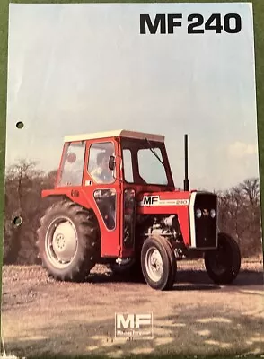 Massey Ferguson 240 Tractor Leaflet  • £12